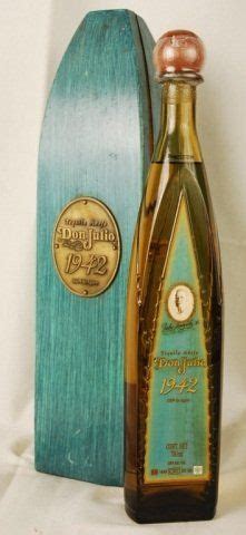 genie bottle tequila|don julio 1942 original bottle.